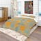 Designart 'Flower Pattern Botanic Texture' Bohemian & Eclectic Bedding Set - Duvet Cover & Shams